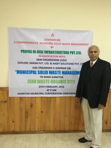 Municipal solid waste management conference @Gangtok, Sikkim
